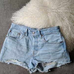 Levi's 501 Original High-Waisted Denim Shorts